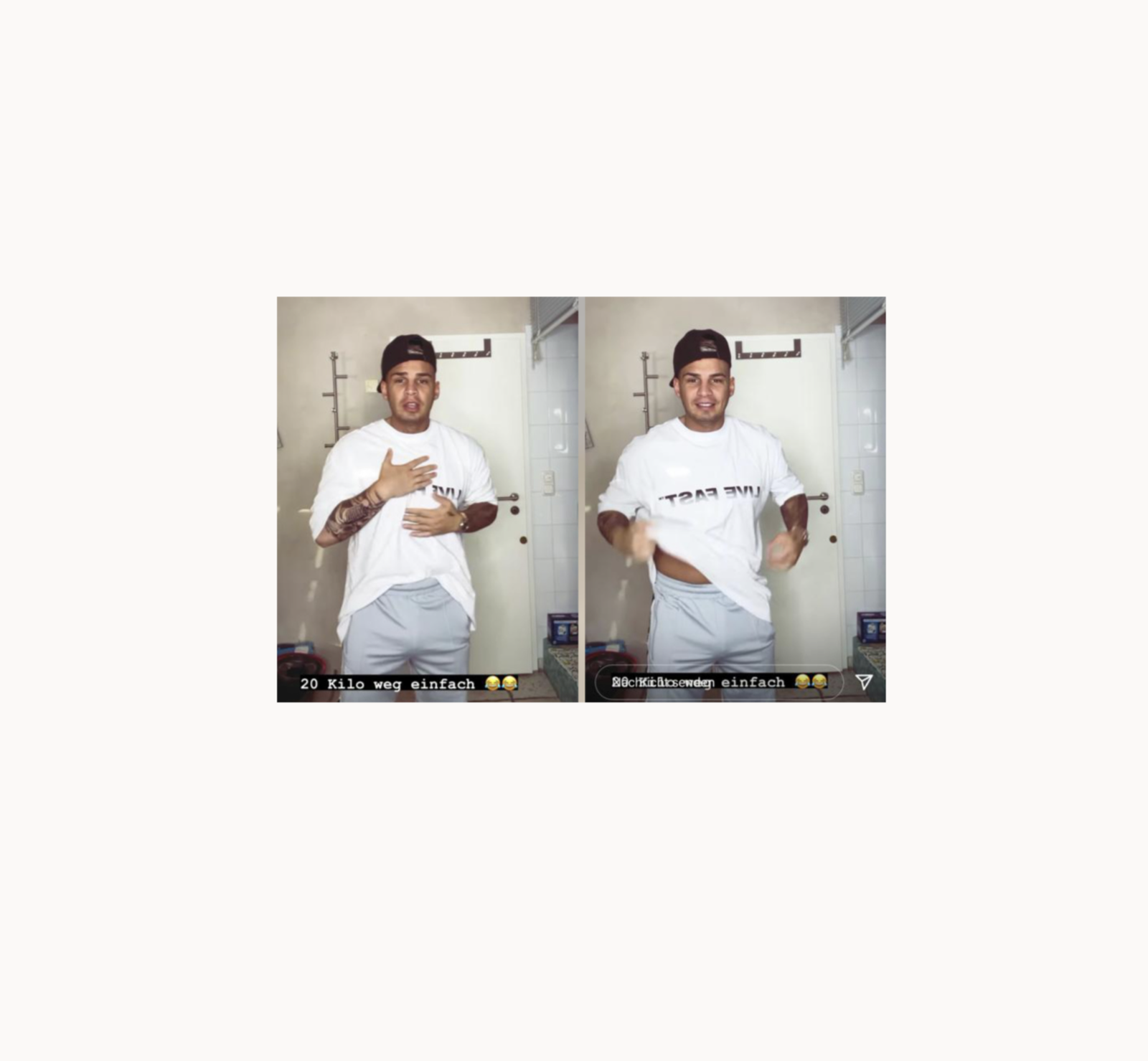 Pietro Lombardi - Gewichtsverlust