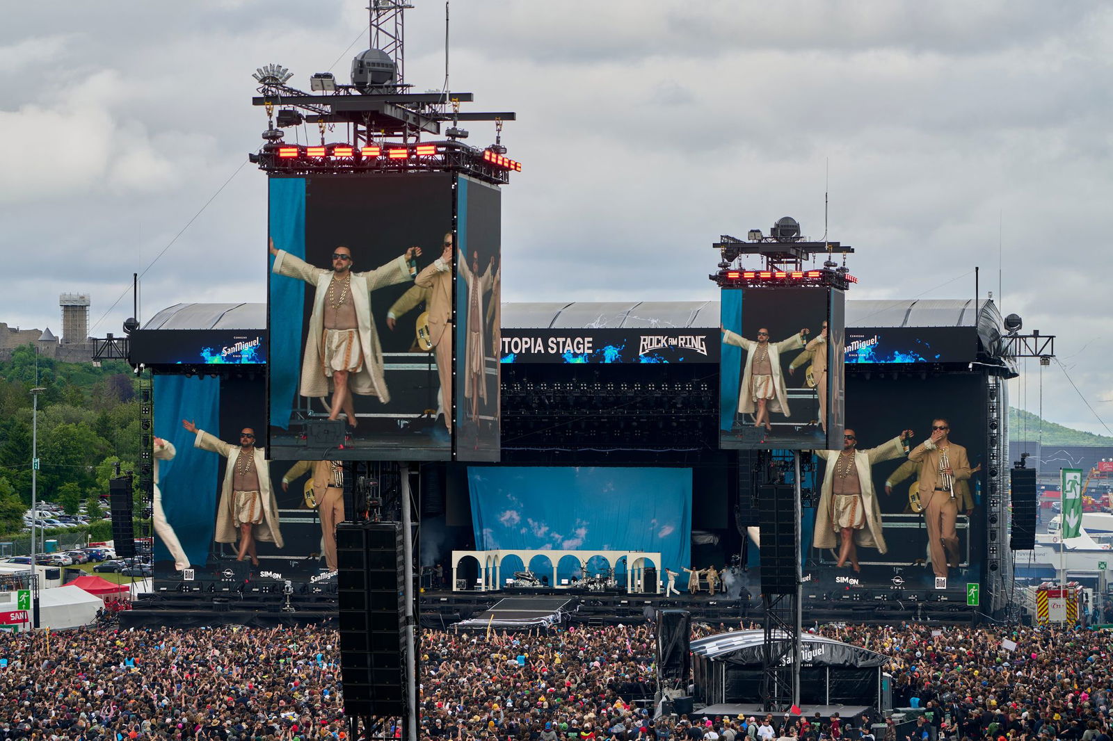 Die Italo-Schlager-Band war einer der Überraschungsgäste.