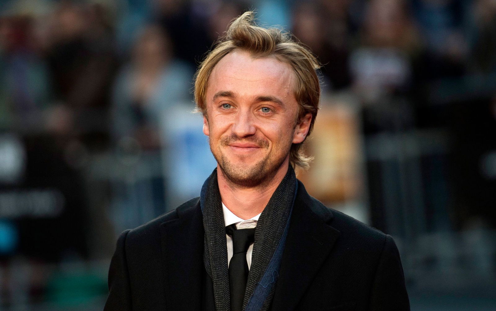 Als Draco mit platinblondem Haar - privat auch ohne