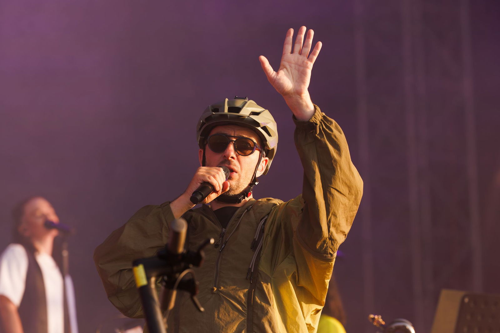 TV-Satiriker Jan Böhmermann sorgte mit politischen Songs für Unterhaltung. 