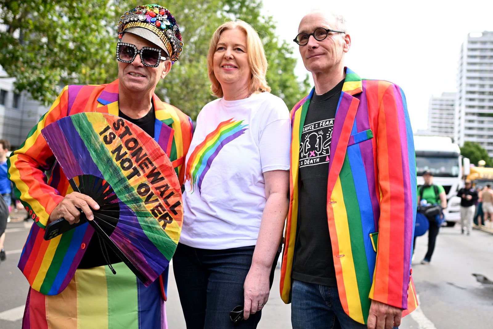Die frühere Bundestagspräsidentin Bas (SPD) beteiligte sich beim CSD in Berlin 
