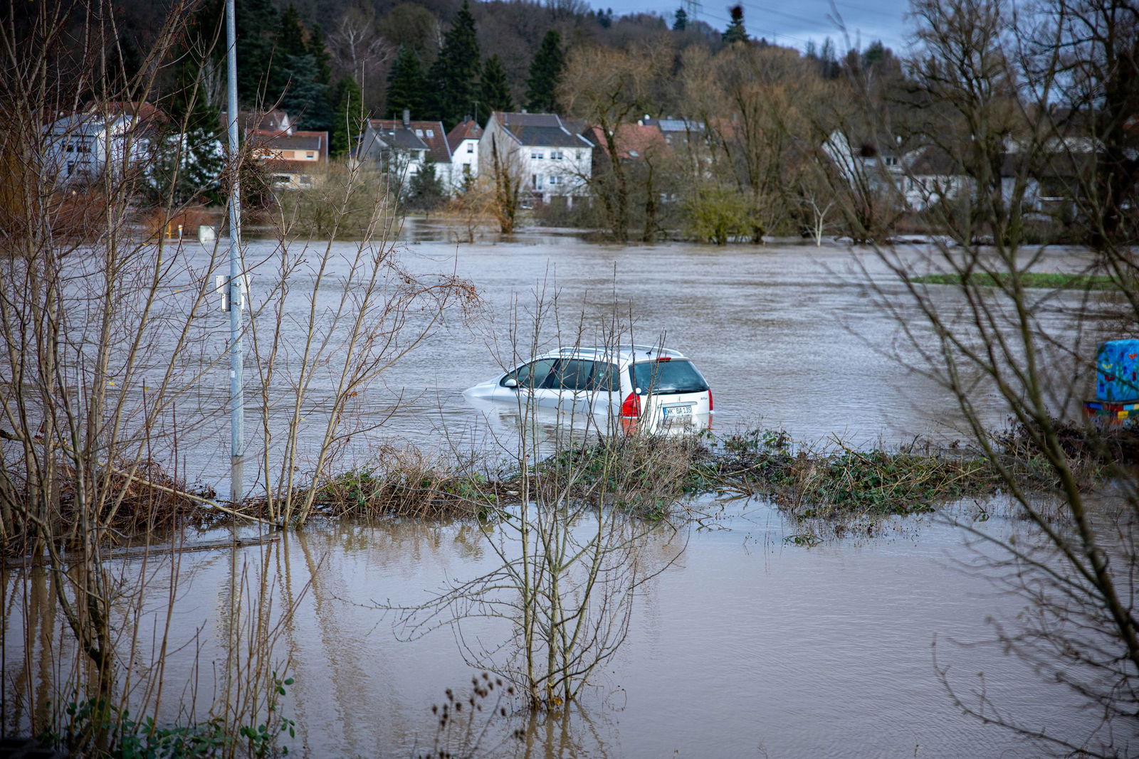 Im vergangenen Jahr beschädigten Unwetter im Saarland rund 1.500 Fahrzeuge. (Archivbild)