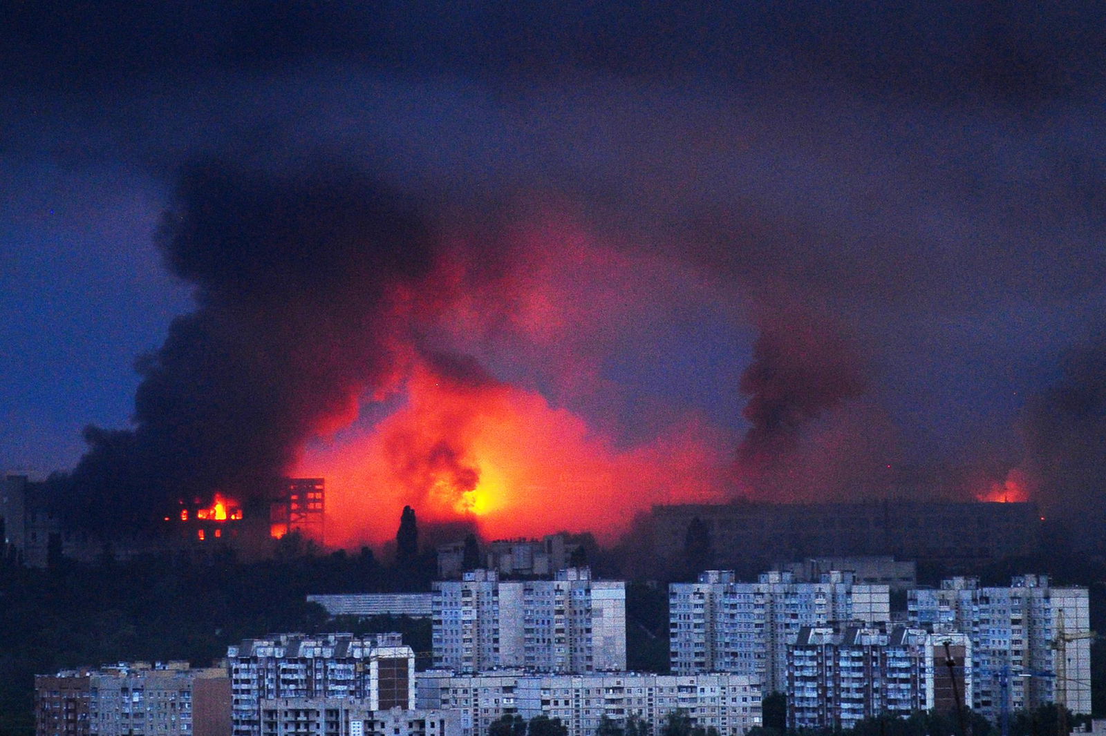 Die ostukrainische Großstadt Charkiw ist immer wieder Ziel russischer Luftangriffe.