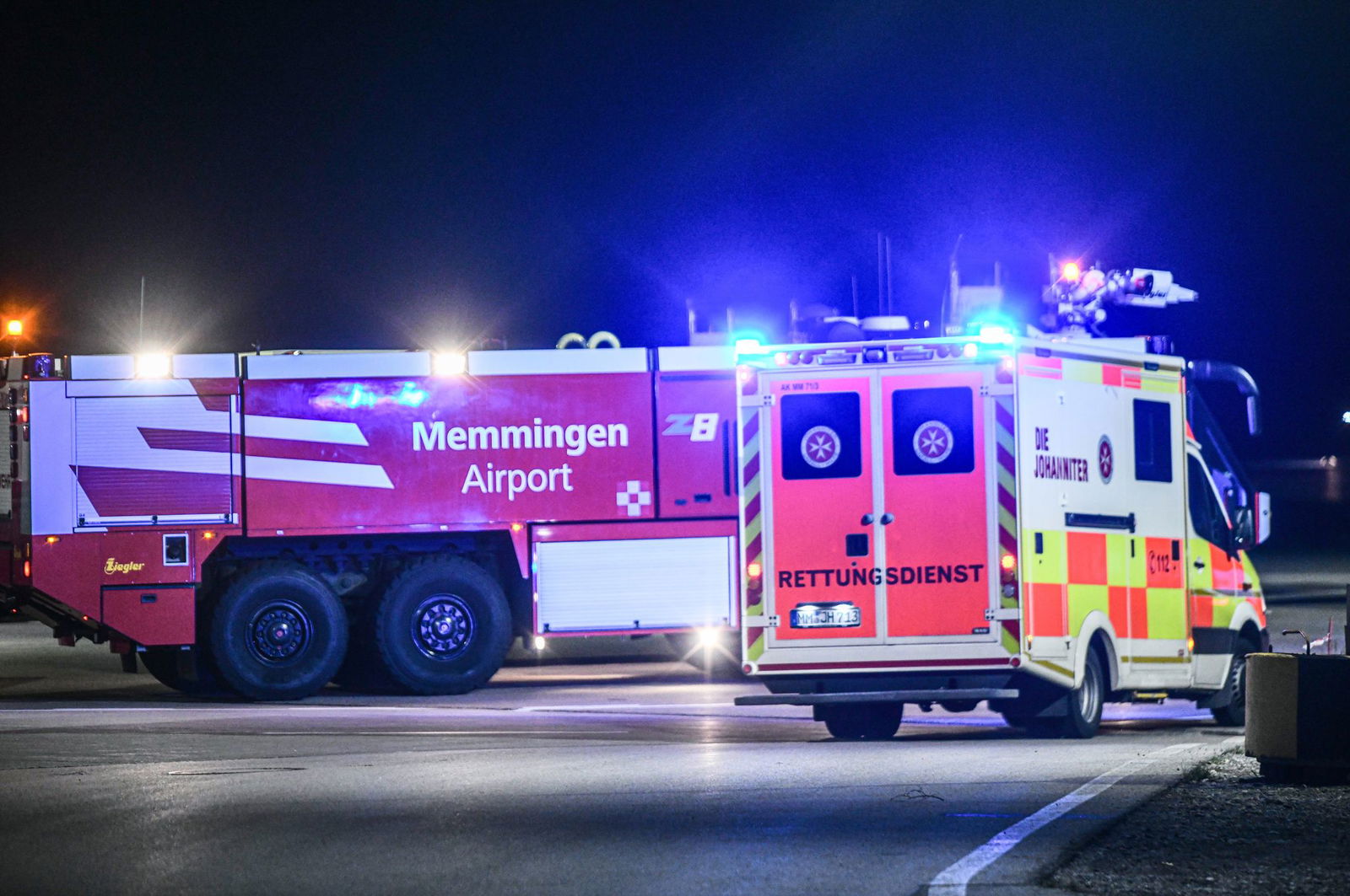 Am Flughafen Memmingen wurde ein Rettungseinsatz ausgelöst. 