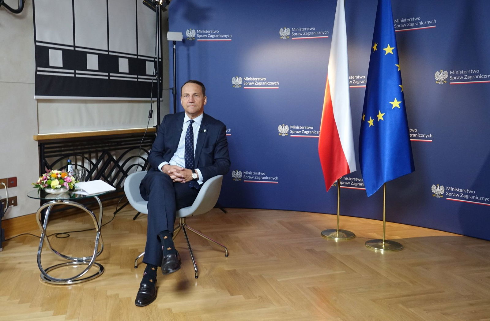 Der polnische Außenminister Sikorski ist besorgt wegen russischer Raketen in Kaliningrad.