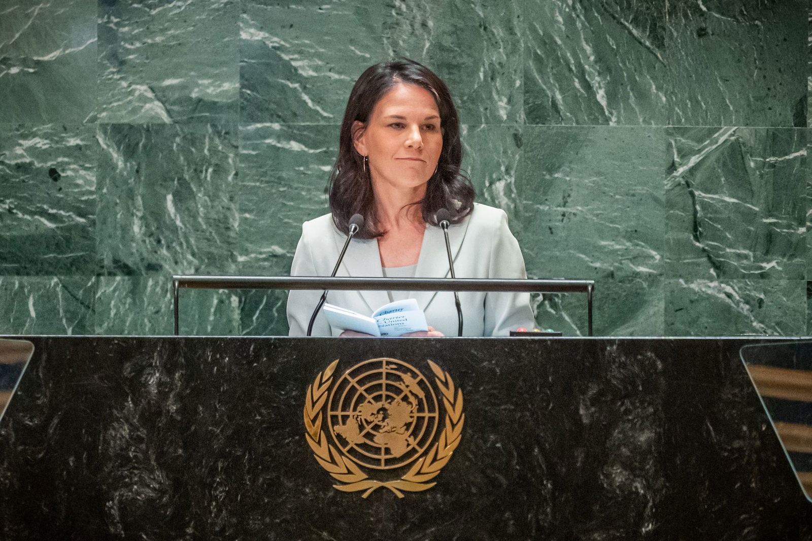 Baerbock kennt ihren designierten neuen Arbeitsplatz noch als Außenministerin. (Archivbild)