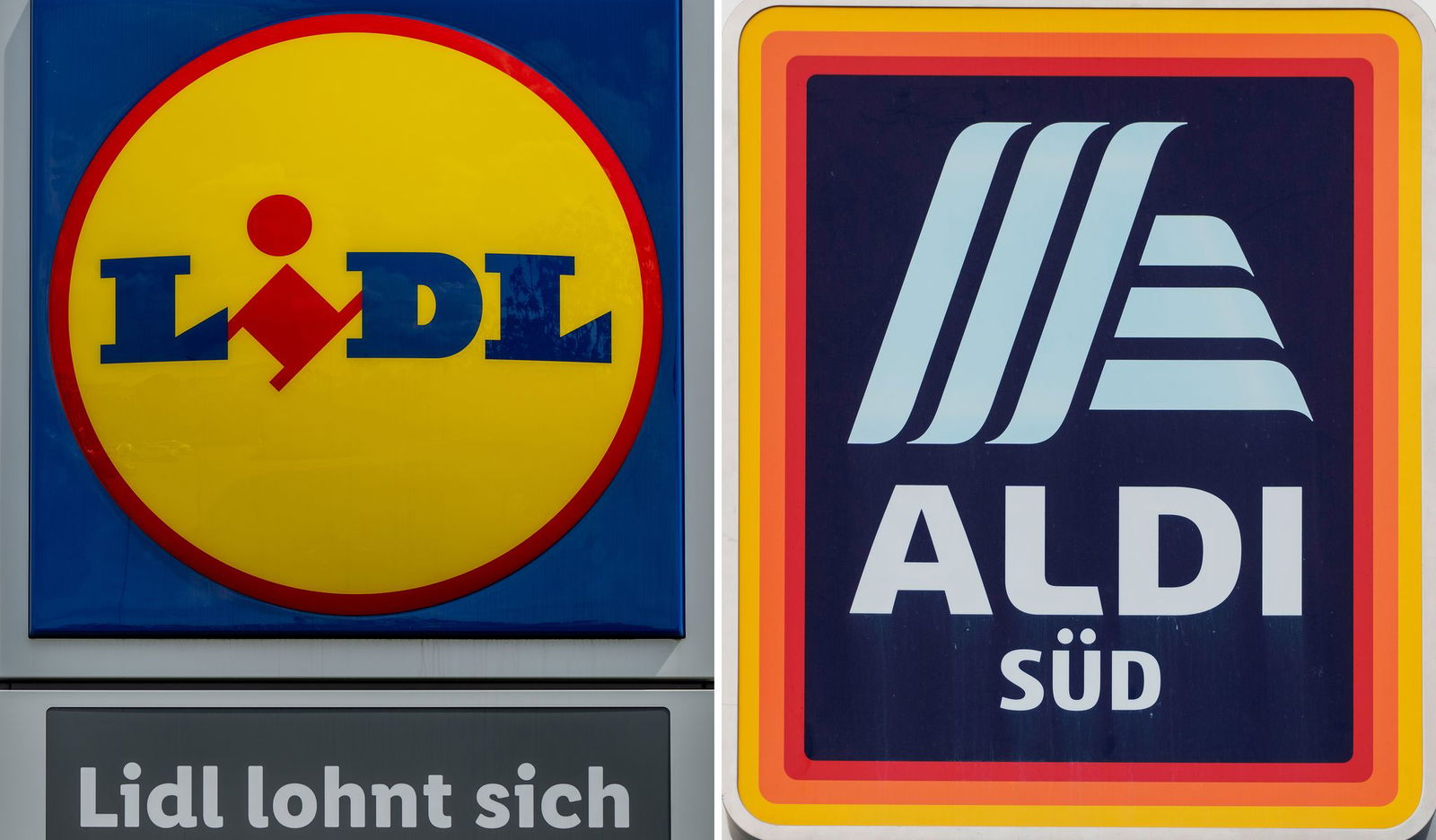 Lidl und Aldi haben sich in den vergangenen tagen einen Preiskampf geliefert. (Symbolbild)