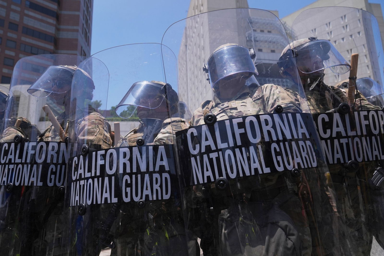 Hunderte Soldaten der Nationalgarde sind in Los Angeles im Einsatz.