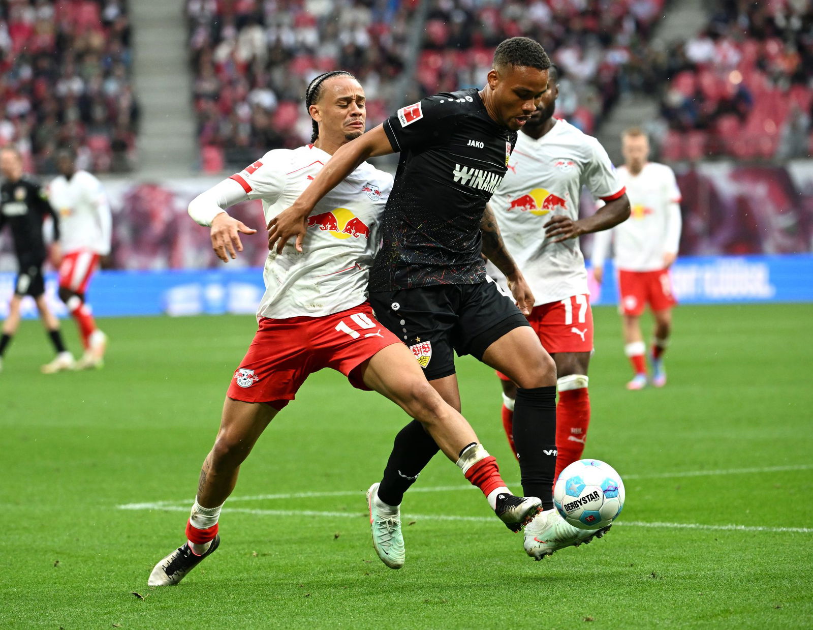 Das Spiel gegen RB Leipzig war Nikolas Narteys einziger Bundesliga-Einsatz in der vergangenen Saison.