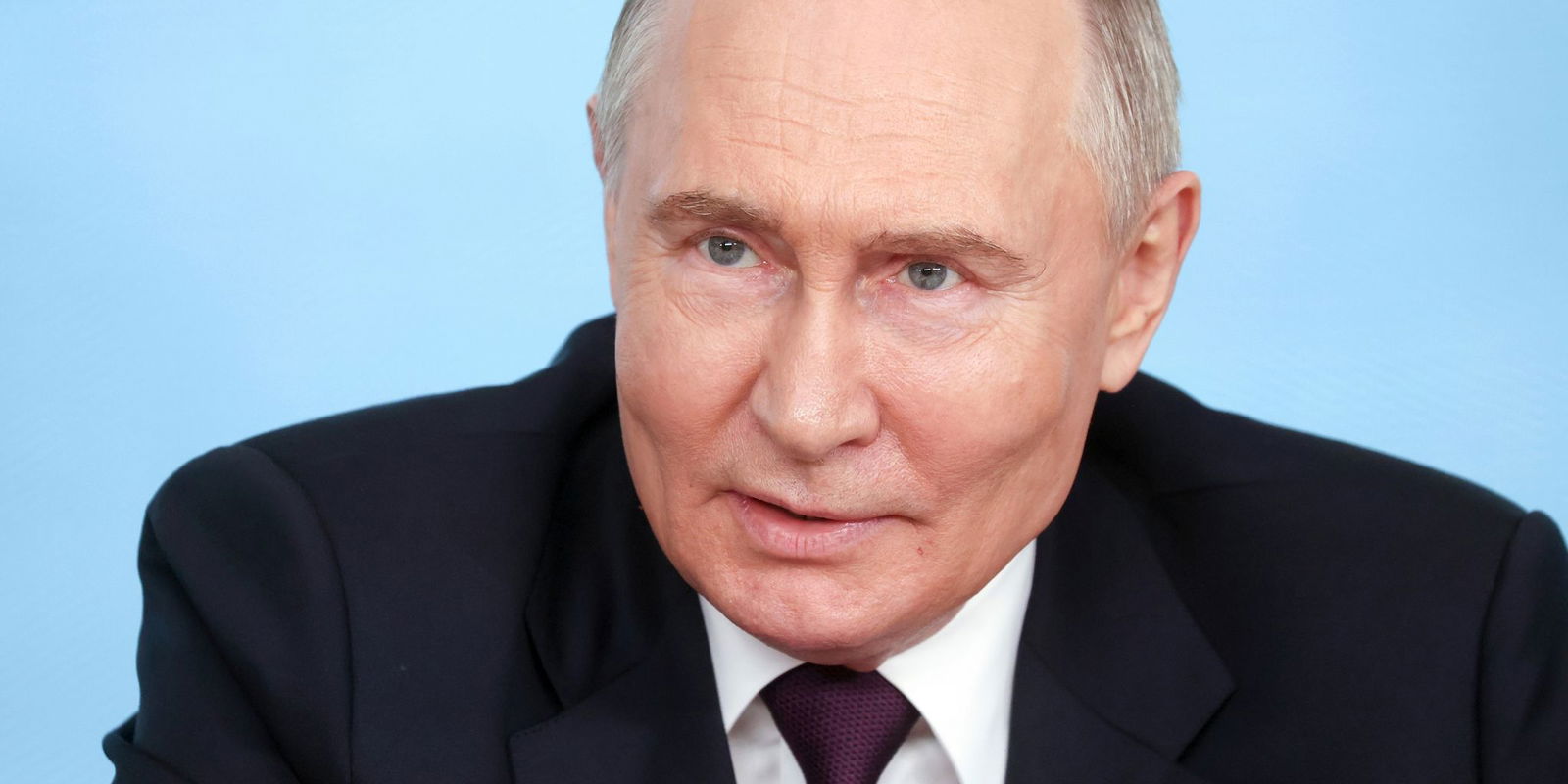 Der russische Präsident Wladimir Putin antwortet auf Fragen von Vertretern von Weltnachrichtenagenturen. (Archivbild)