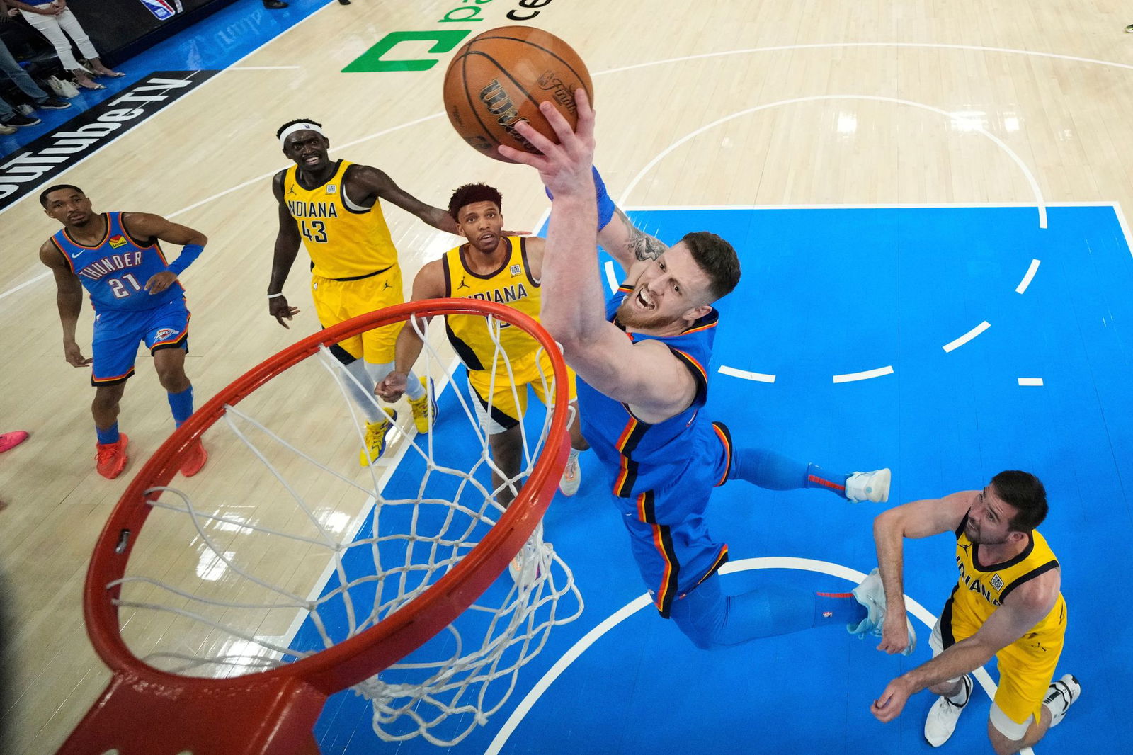 Isaiah Hartenstein und die Oklahoma City Thunder flogen am Ende zum Titel.