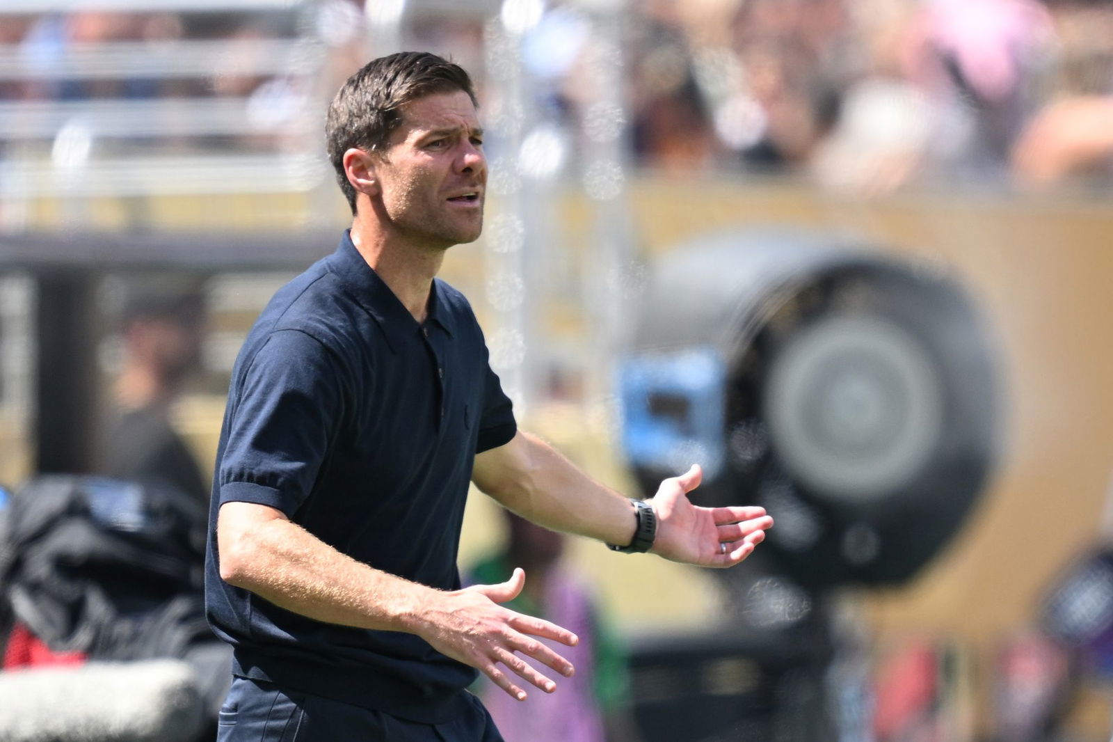 Machtloser Trainer am Spielfeldrand: Xabi Alonso.