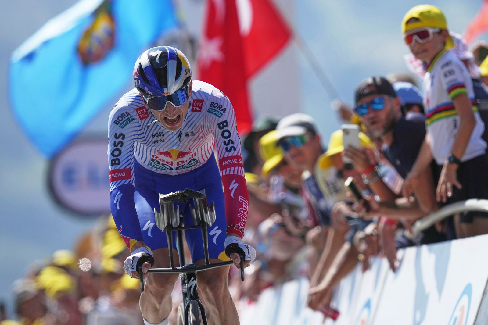 Florian Lipowitz überzeugte auch beim Bergzeitfahren.