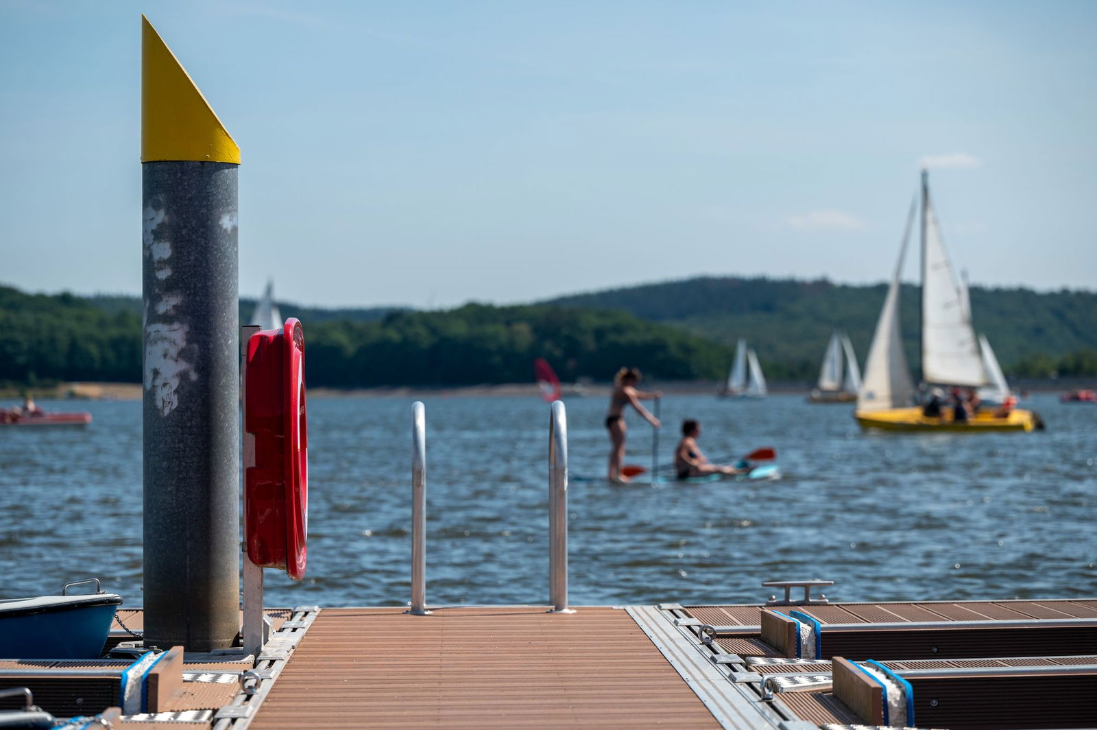Auf dem Bostalsee lassen sich verschiedene Freizeitaktivitäten ausführen. (Archivbild)