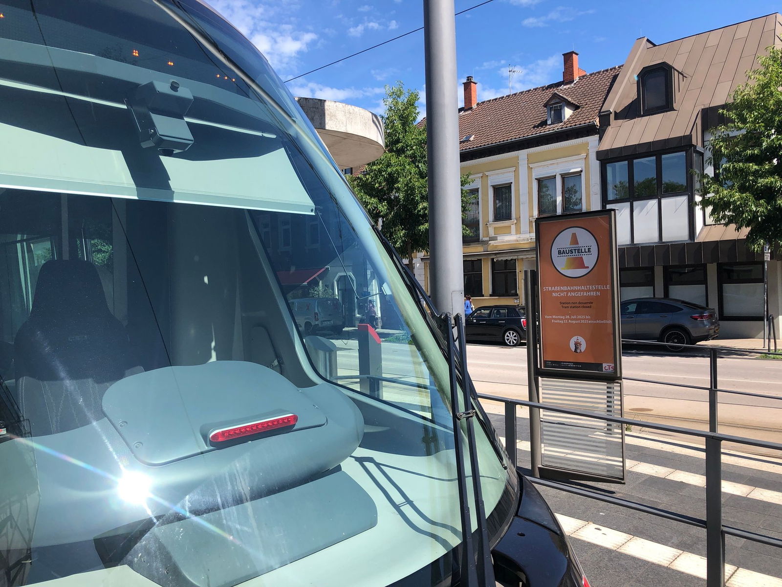 Zwischen Straßburg und Kehl fällt die Tram wochenlang aus. 