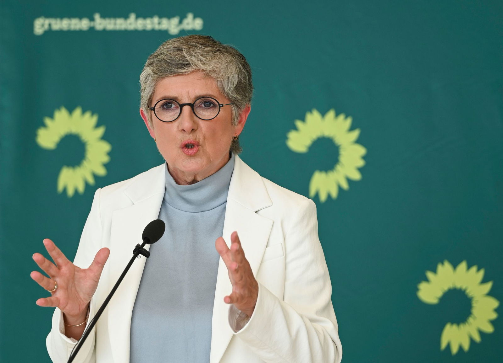 Für die Grünen-Fraktionschefin ist die Ahrtal-Flut eine Erinnerung daran, wie teuer unterlassener Klimaschutz ist. (Archivbild)