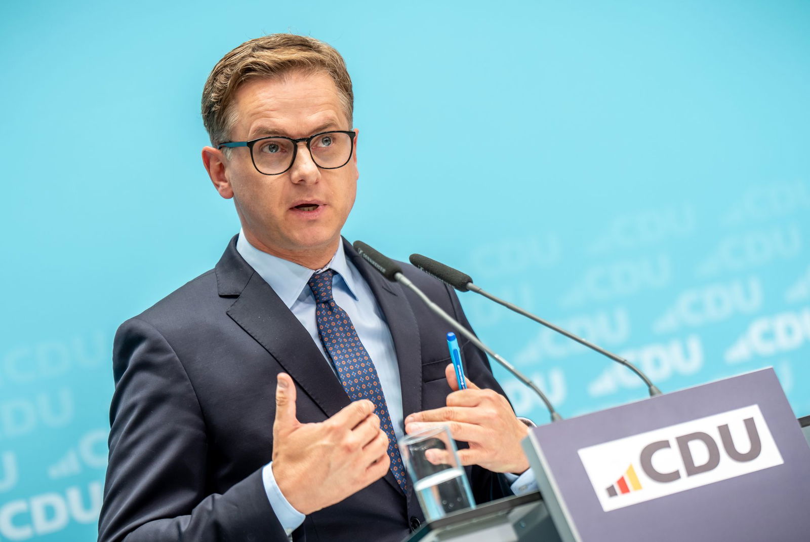 CDU-Generalsekretär Linnemann: «Wenn man die AfD stark machen will, soll man ruhig solche Interviews stören.»