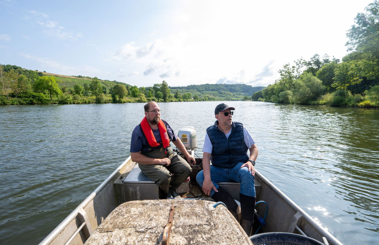 Von der Moselfischerei allein können Berufsfischer heute nicht leben (Archivbild)