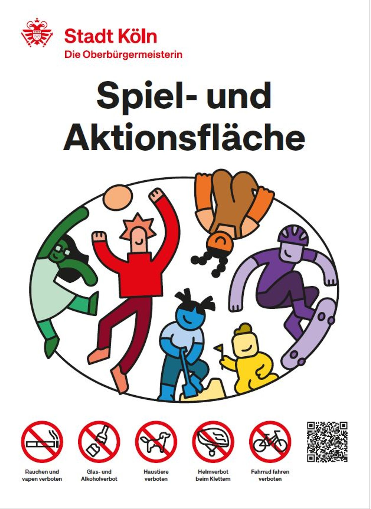 So sollte das neue Spielplatz-Schild eigentlich aussehen. (Handout)