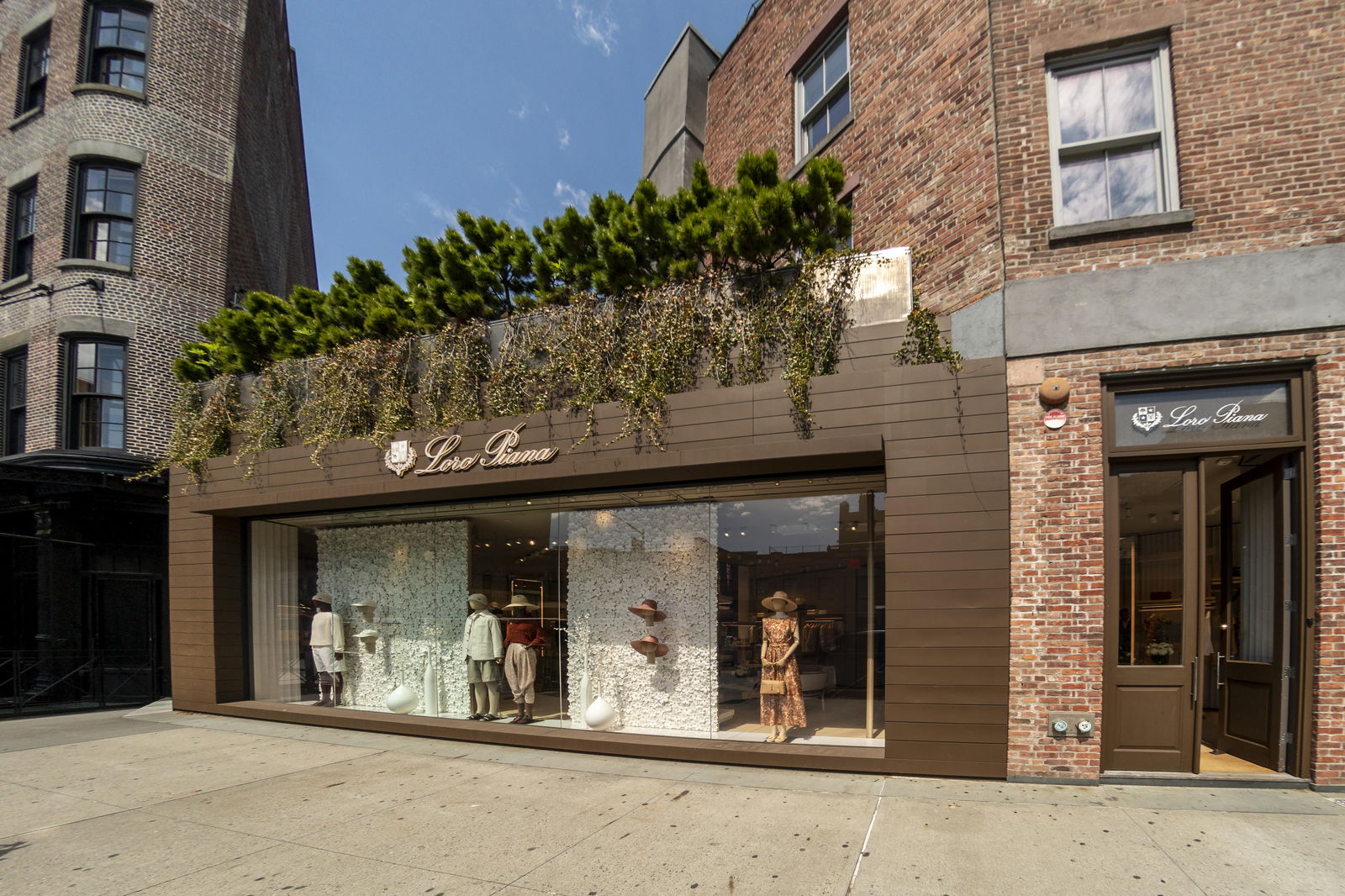 Das Luxusgeschäft von Loro Piana im Meatpacking District in New York