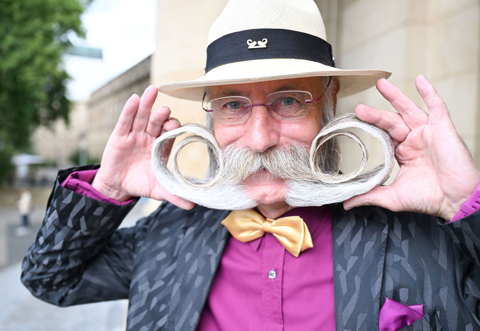 Jürgen Burkhardt ist mehrmaliger Bartweltmeister. 