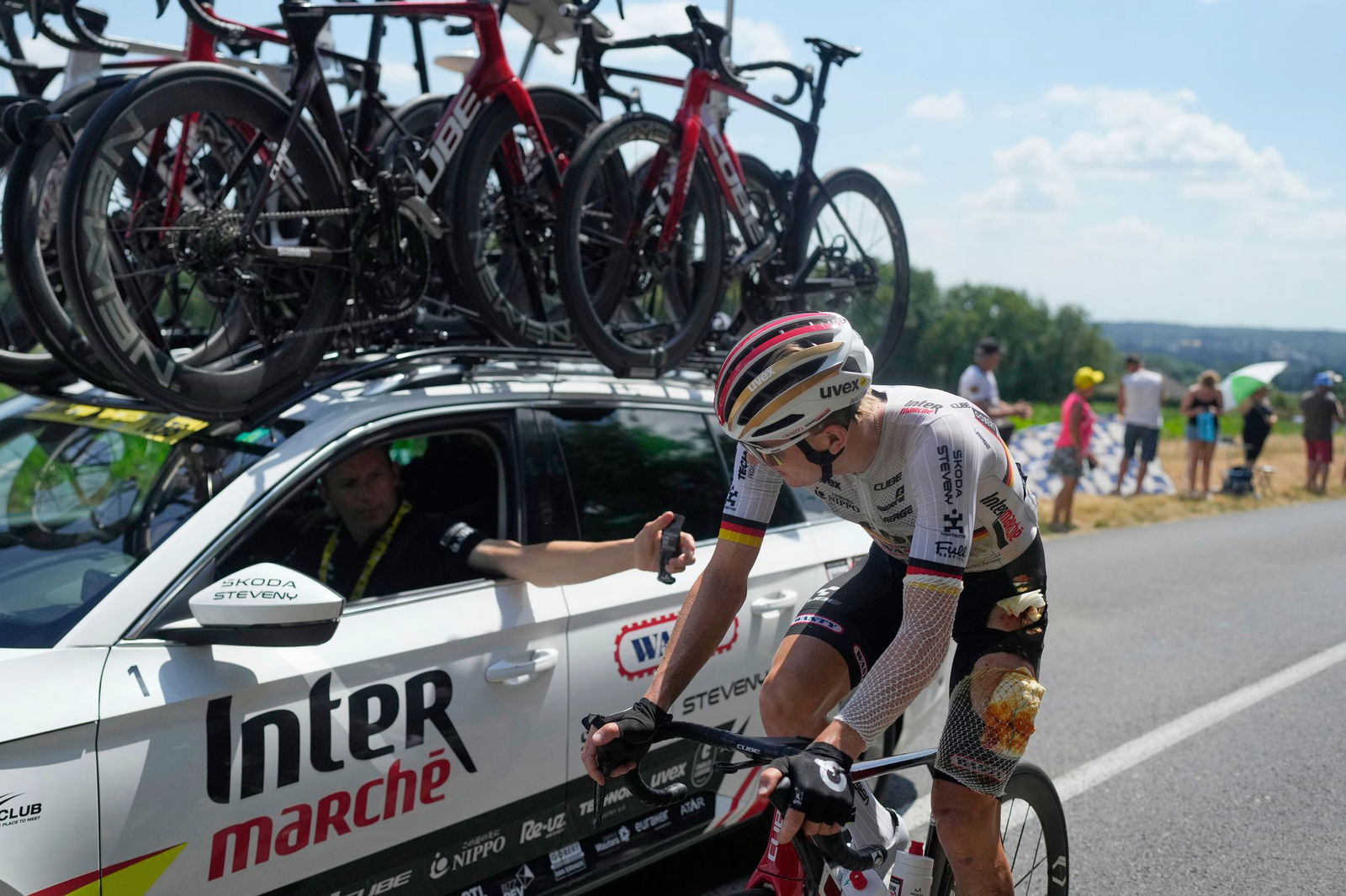 Für Georg Zimmermann ist die Tour nach seinem heftigen Sturz beendet.