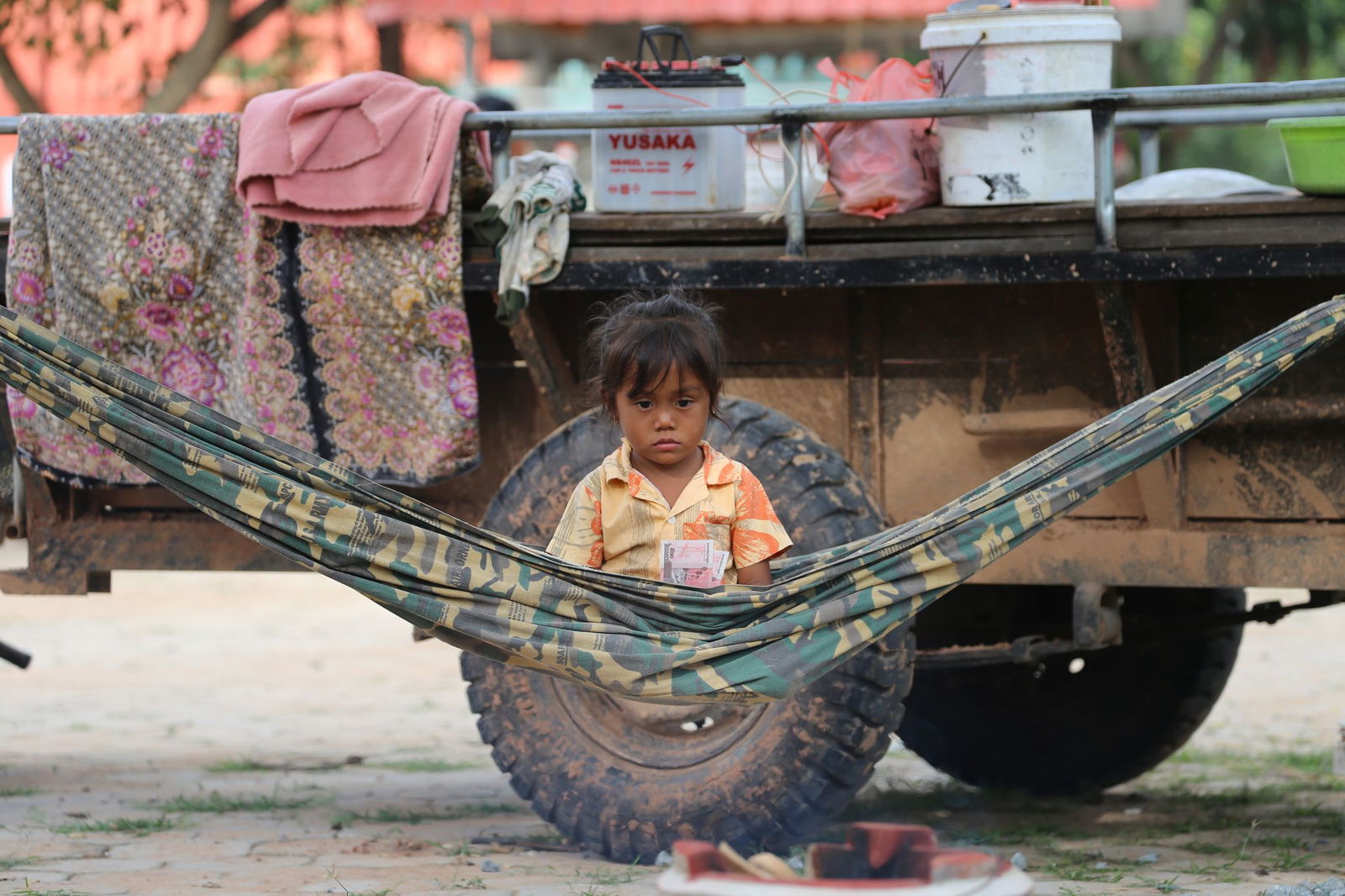 Vor allem Kinder sind wie so oft Leidtragende des Konflikts.