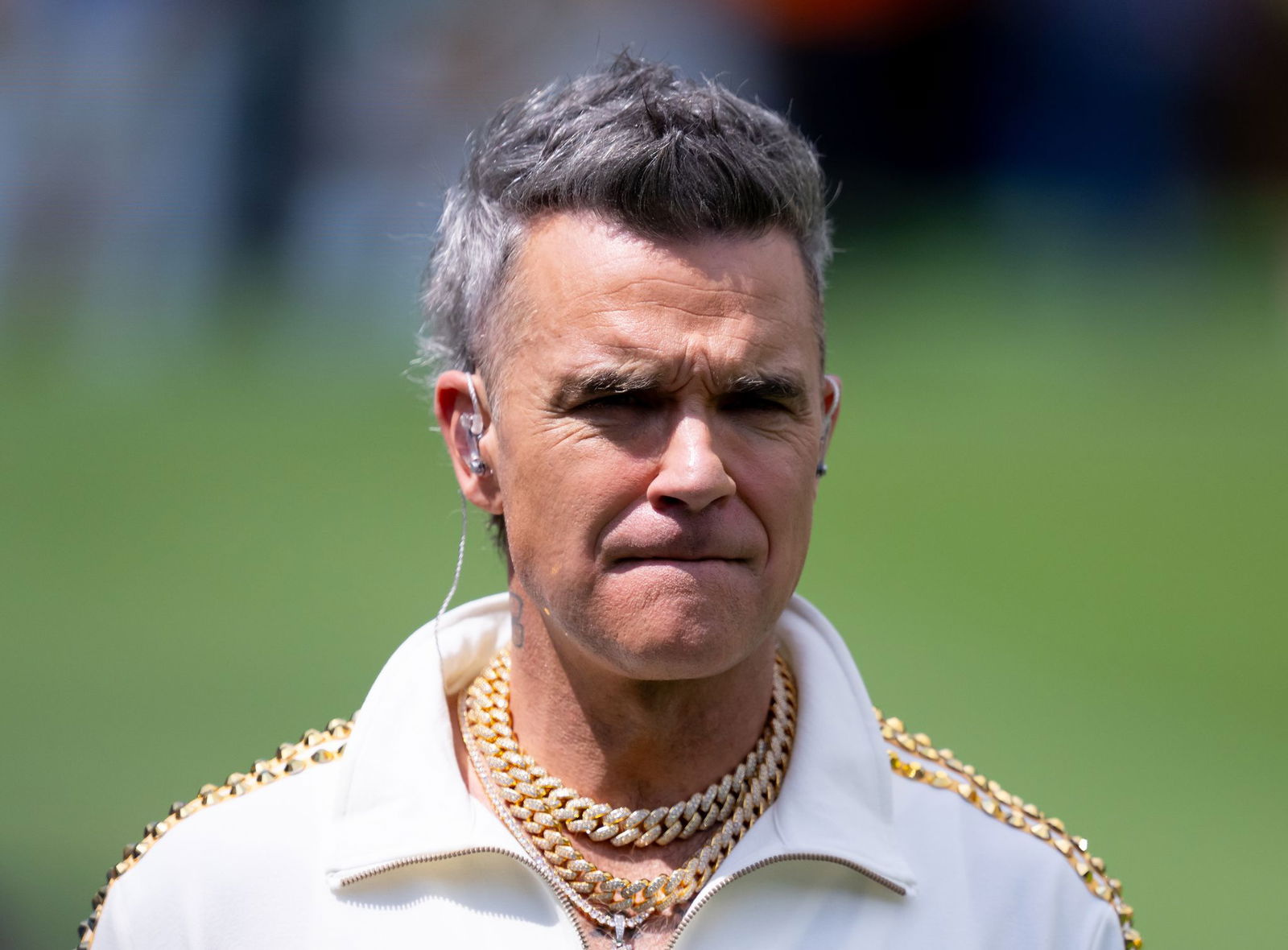 Wegen einer Unwetterwarnung wird eines von zwei Robbie-Williams-Konzerten in Berlin nicht wie geplant stattfinden. (Archivbild).