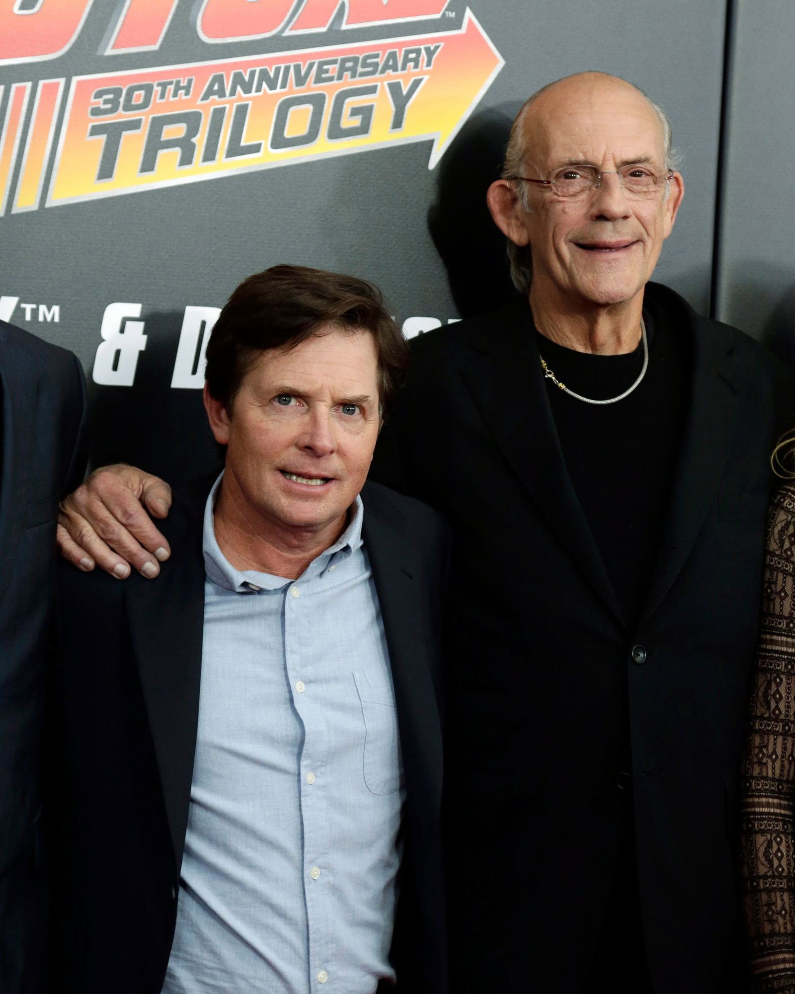 Michael J. Fox und Christopher Lloyd - hier vor zehn Jahren - wurden durch «Zurück in die Zukunft» zu Hollywood-Weltstars. (Archivbild)