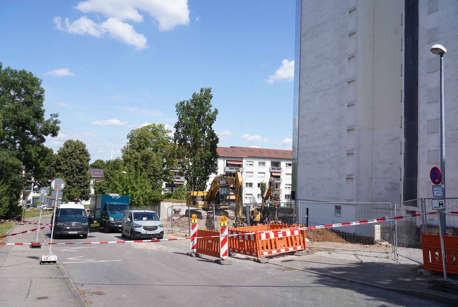 Die Weltkriegsbombe wurde bei Baggerarbeiten gefunden.