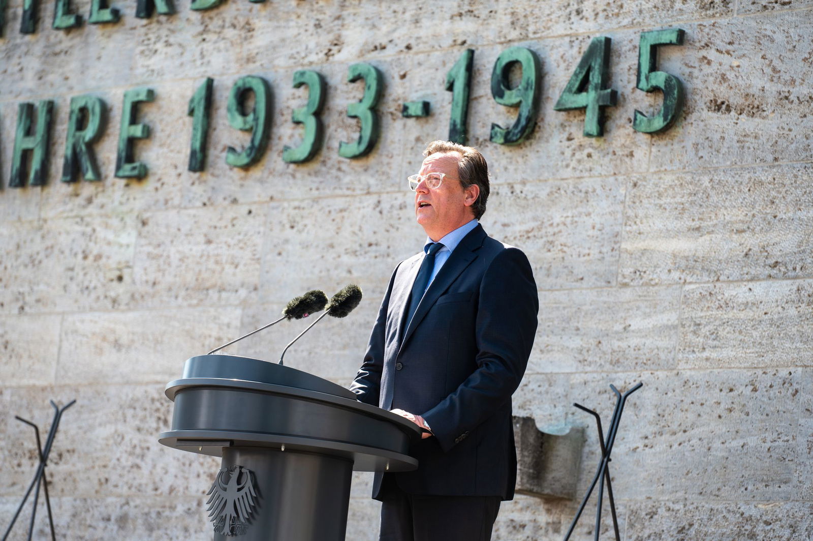 Schauspieler, Autor, Kanzlersohn - Matthias Brandt hielt die zentrale Gedenkrede in diesem Jahr.