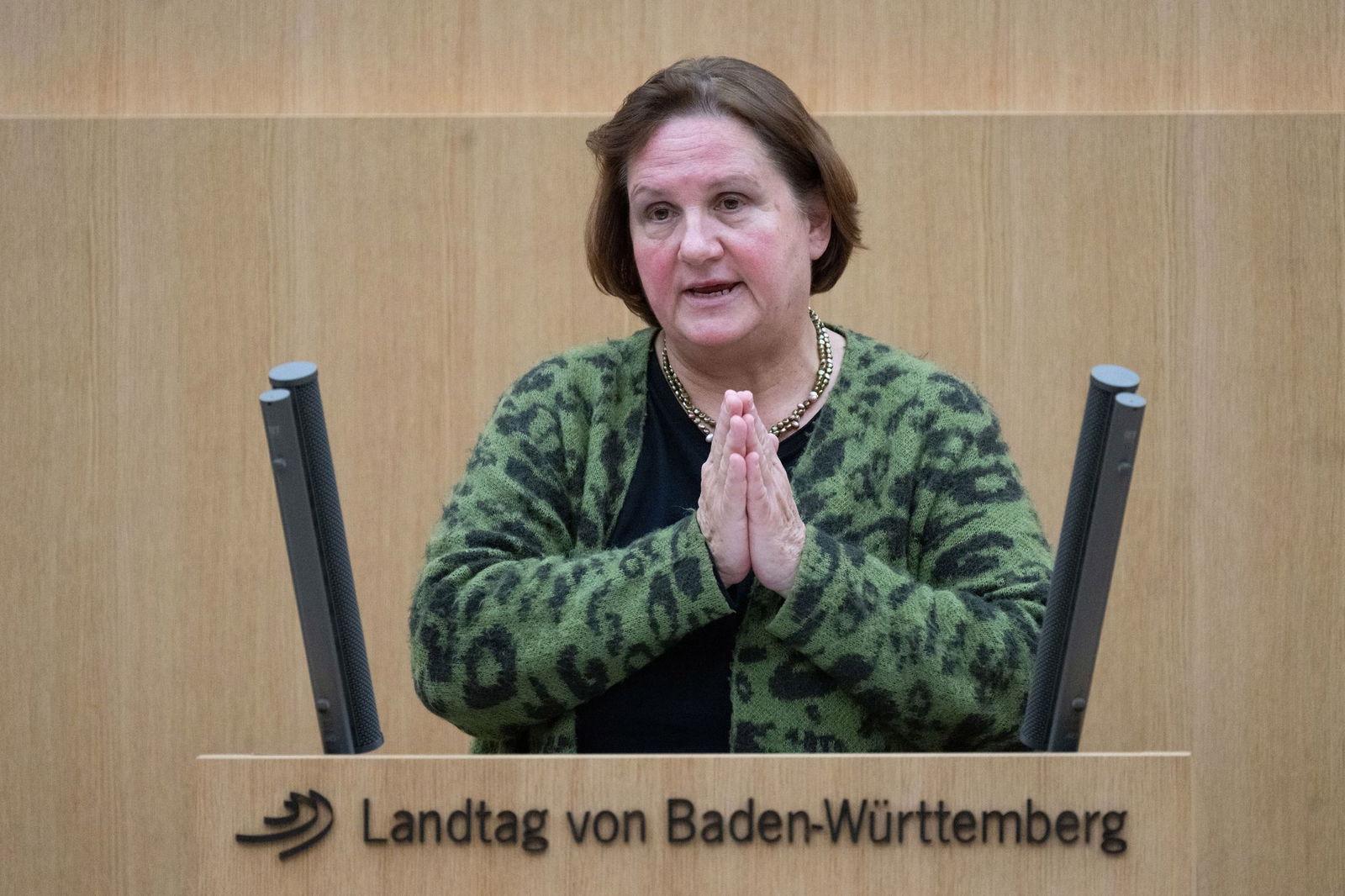 Soll sich nach Willen der Opposition wegen des Lehrerstellen-Skandals den Fragen der Abgeordneten stellen: Bildungsministerin Theresa Schopper. (Archivbild)