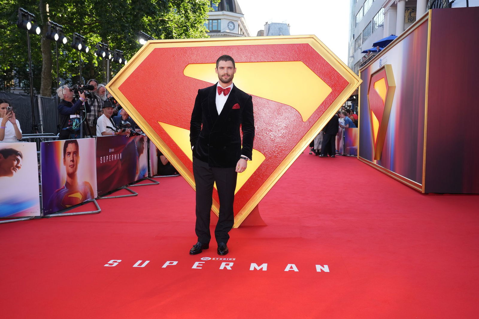 David Corenswet nimmt an einer «Superman»-Fan-Veranstaltung im Cineworld Leicester Square teil.