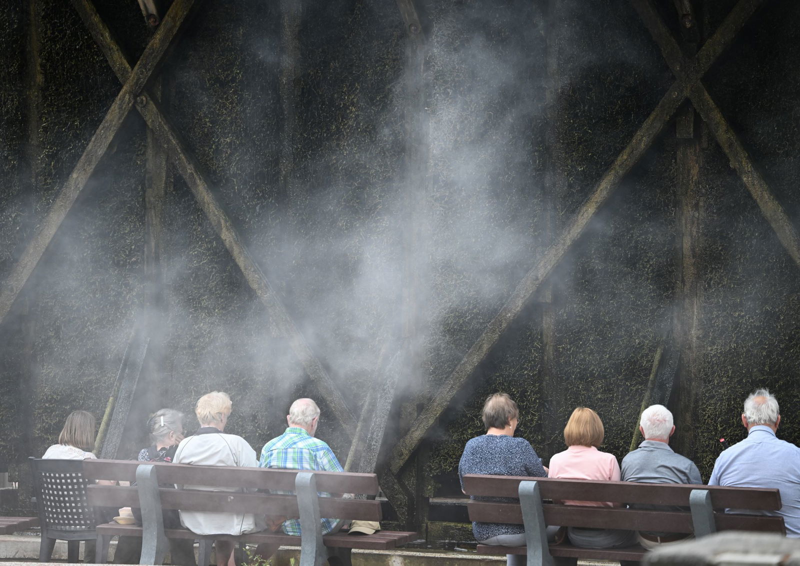 Hier wird gerade quasi Meeresklima erzeugt und eingeatmet. 