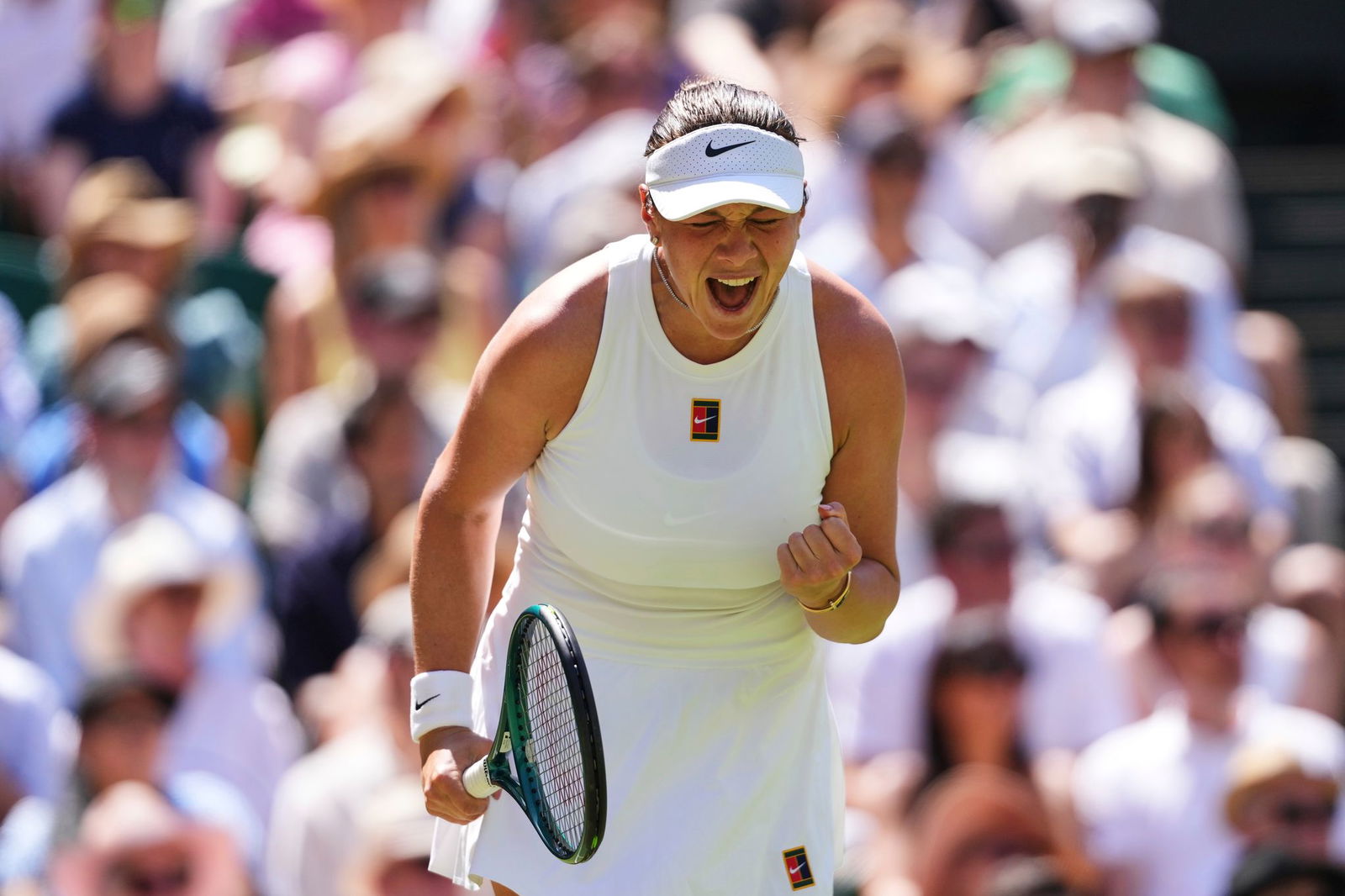 Amanda Anisimova bejubelt den Einzug in ihr erstes Grand-Slam-Finale