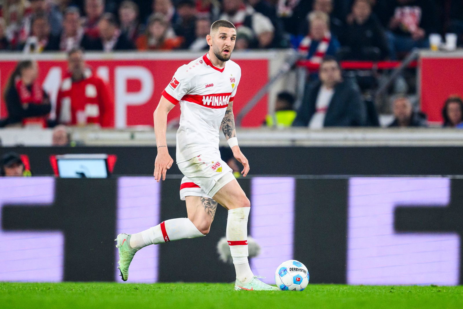 Jeff Chabot traf im Testspiel gegen Eindhoven zum 1:1 für den VfB Stuttgart.