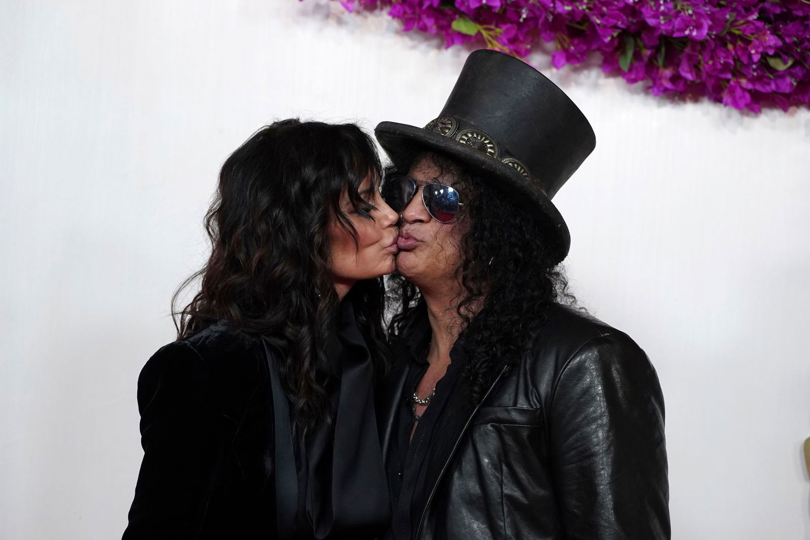 Mit seiner Lebensgefährtin Meegan Hodges war Slash schon Ende der 80er Jahre für kurze Zeit liiert. (Archivfoto) 