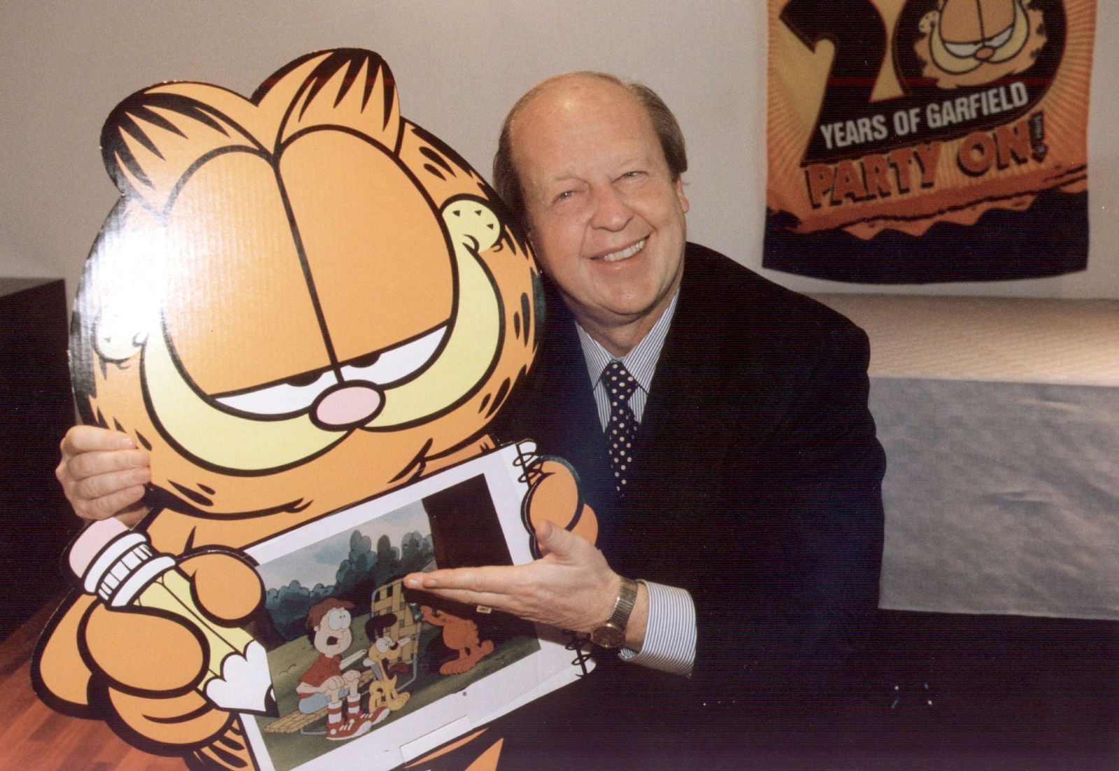 Garfield-Erfinder Davis wird 80. (Archivbild)