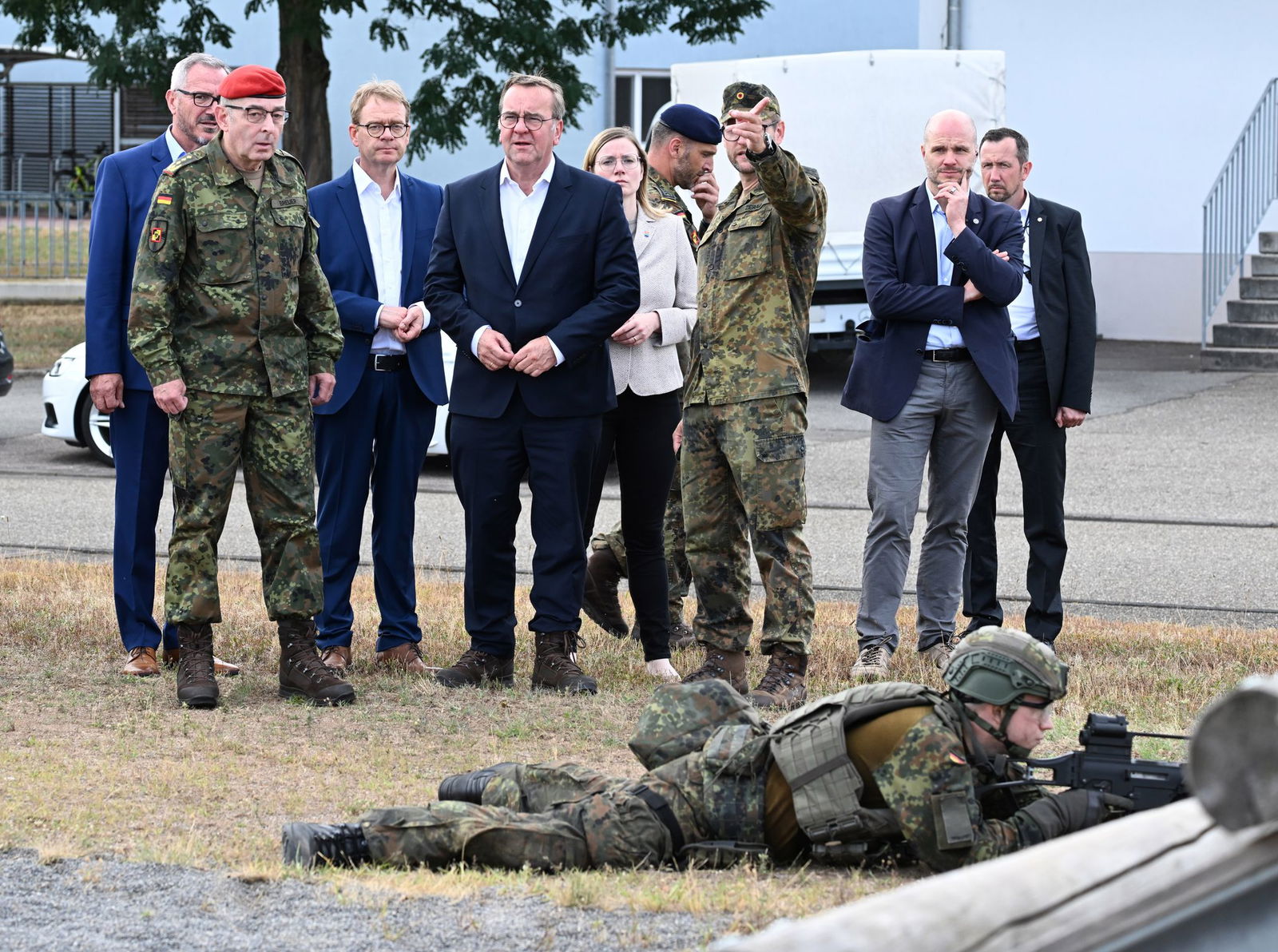 In der Südpfalz-Kaserne waren bereits mehrere Bundesverteidigungsminister zu Besuch. 