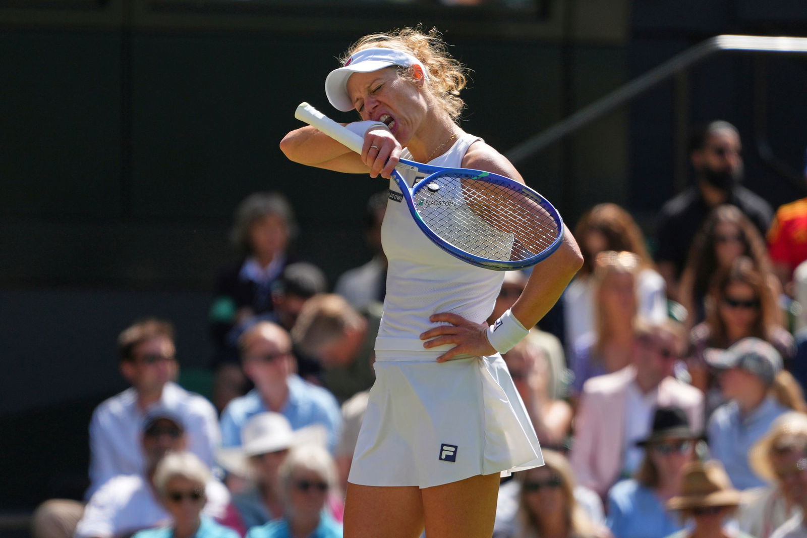 Große Enttäuschung bei Laura Siegemund.