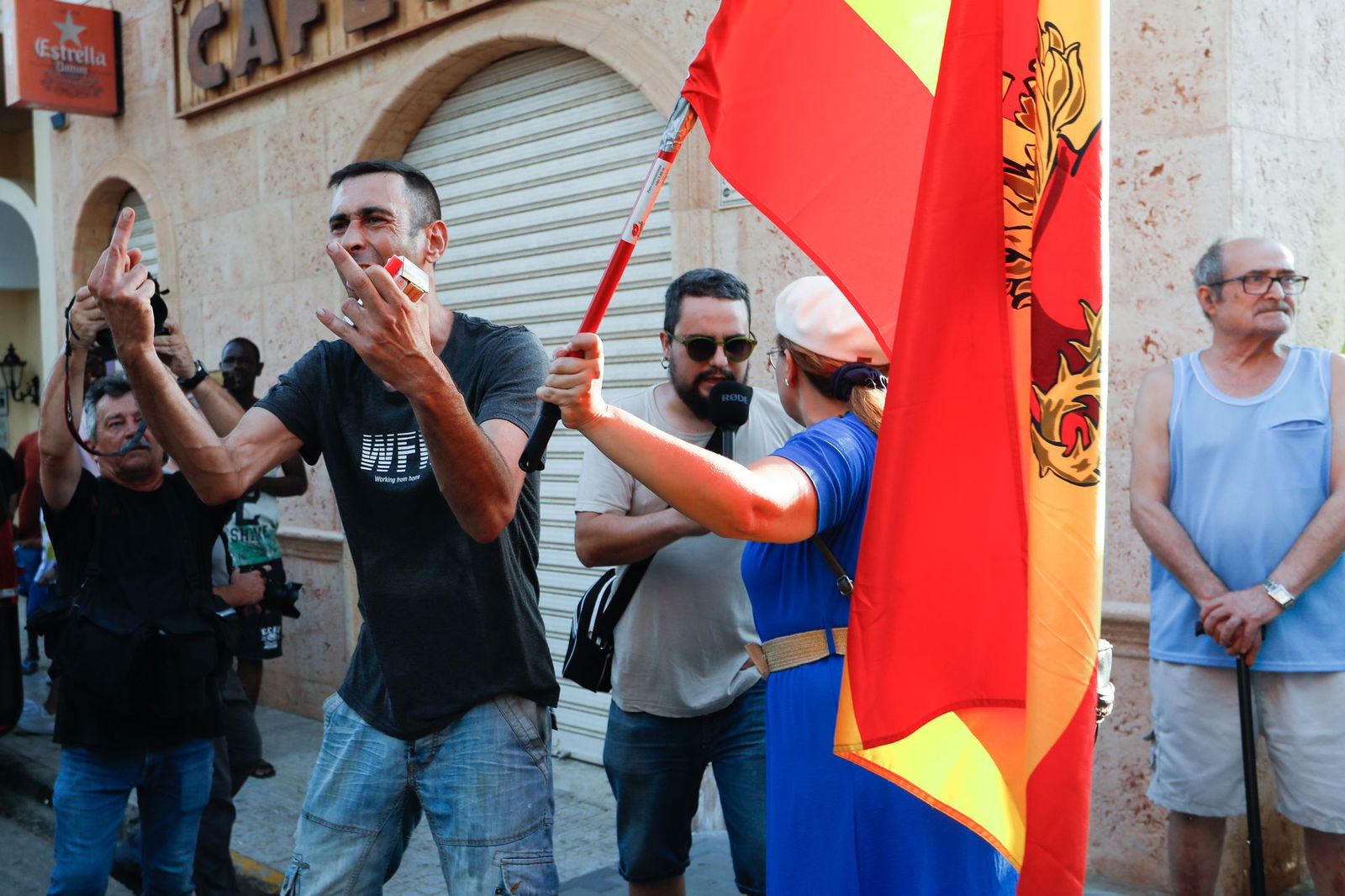 Es gab insgesamt 13 Festnahmen.