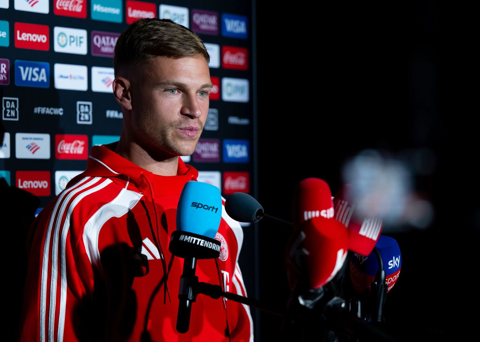 Pikantes Wiedersehen bei der Club-WM: Joshua Kimmich spricht über Schiedsrichter Anthony Taylor.