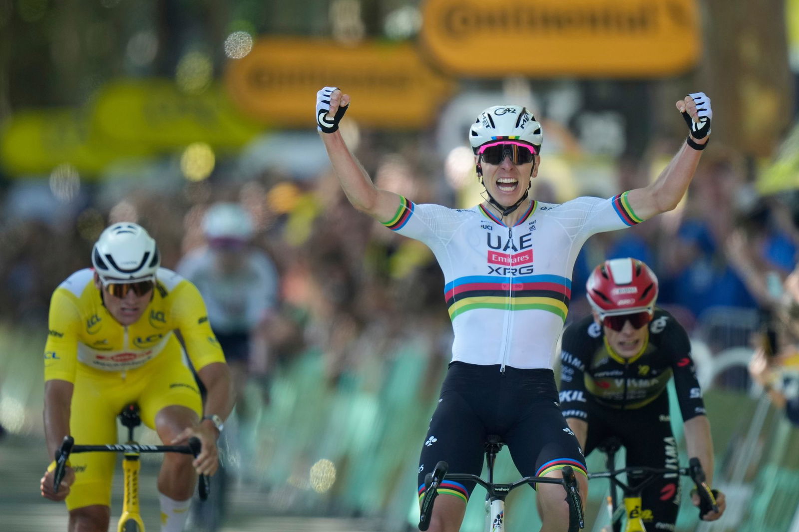 Feiert seinen 100. Karriere-Sieg: Tadej Pogacar