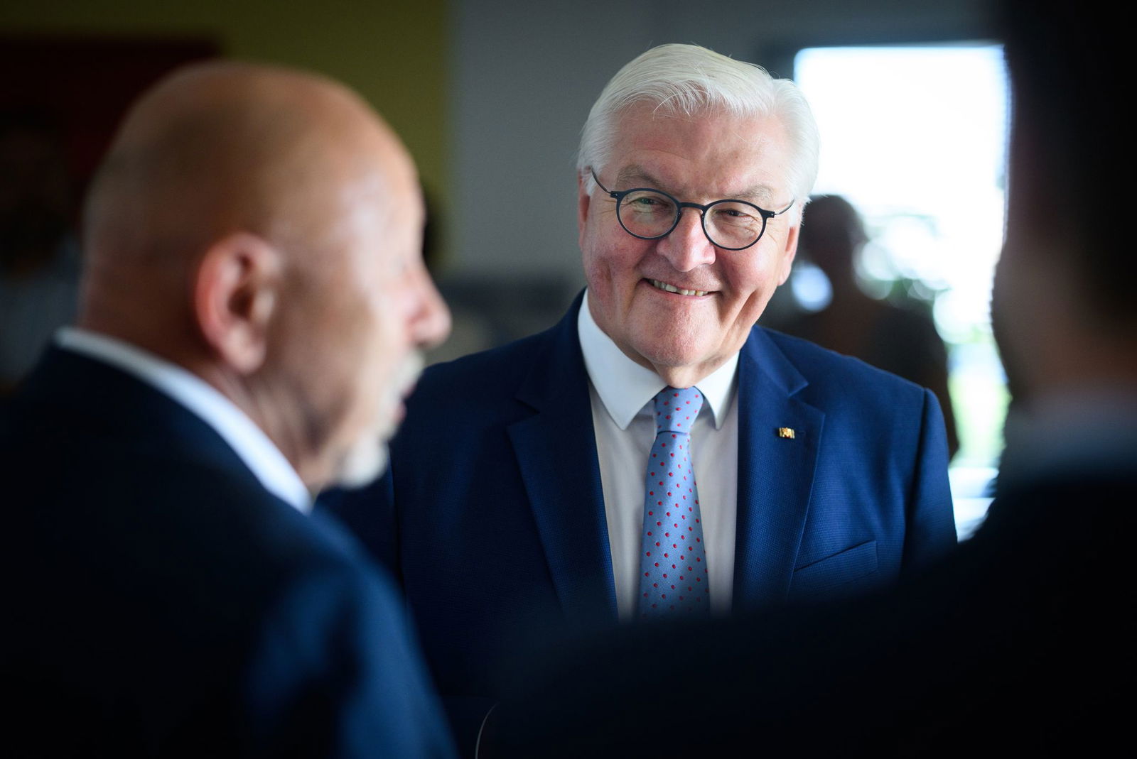Frank-Walter Steinmeier ist aktuell in Neuruppin zu Besuch.
