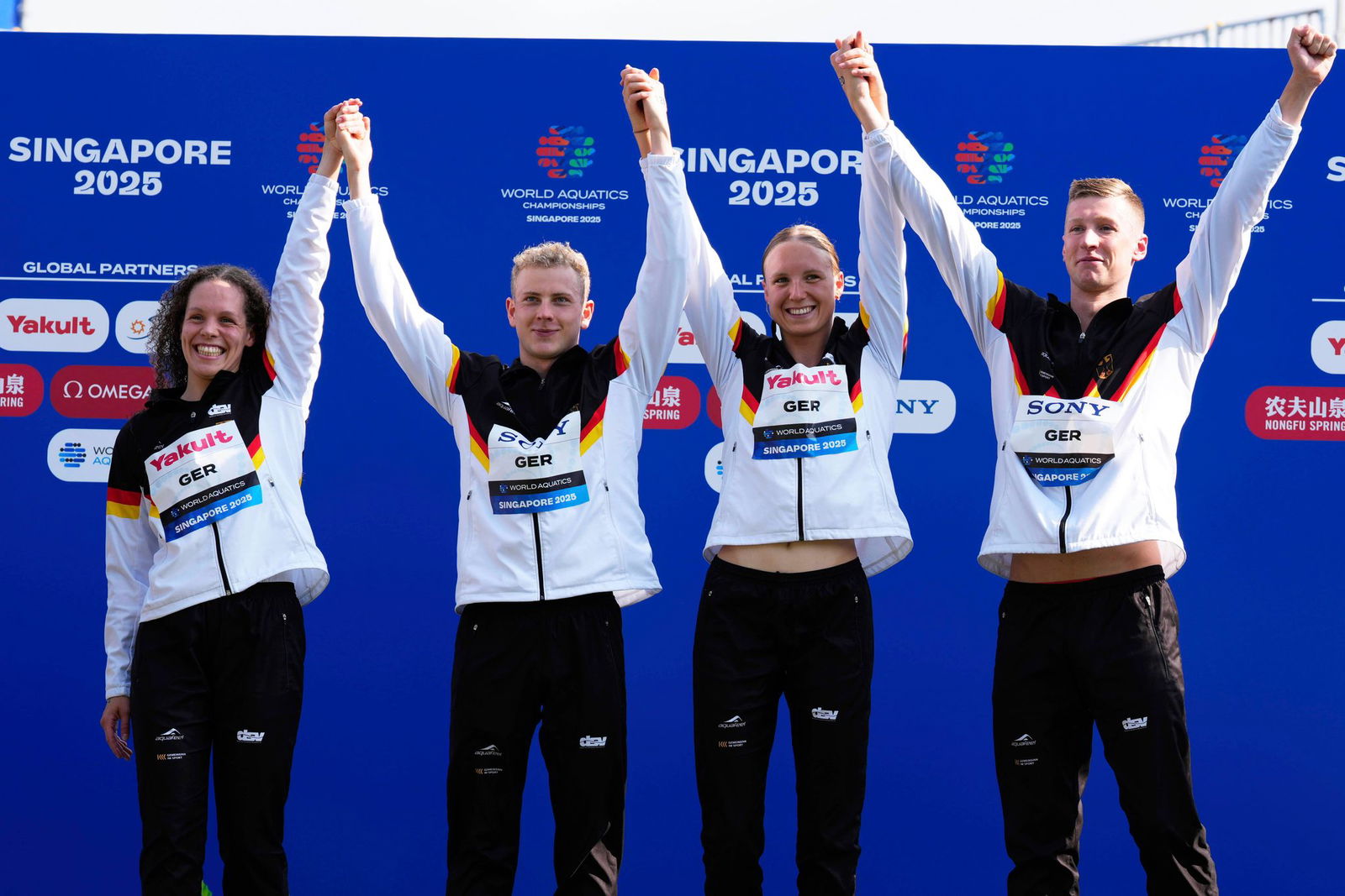 Das deutsche Team hat Grund zur Freude.