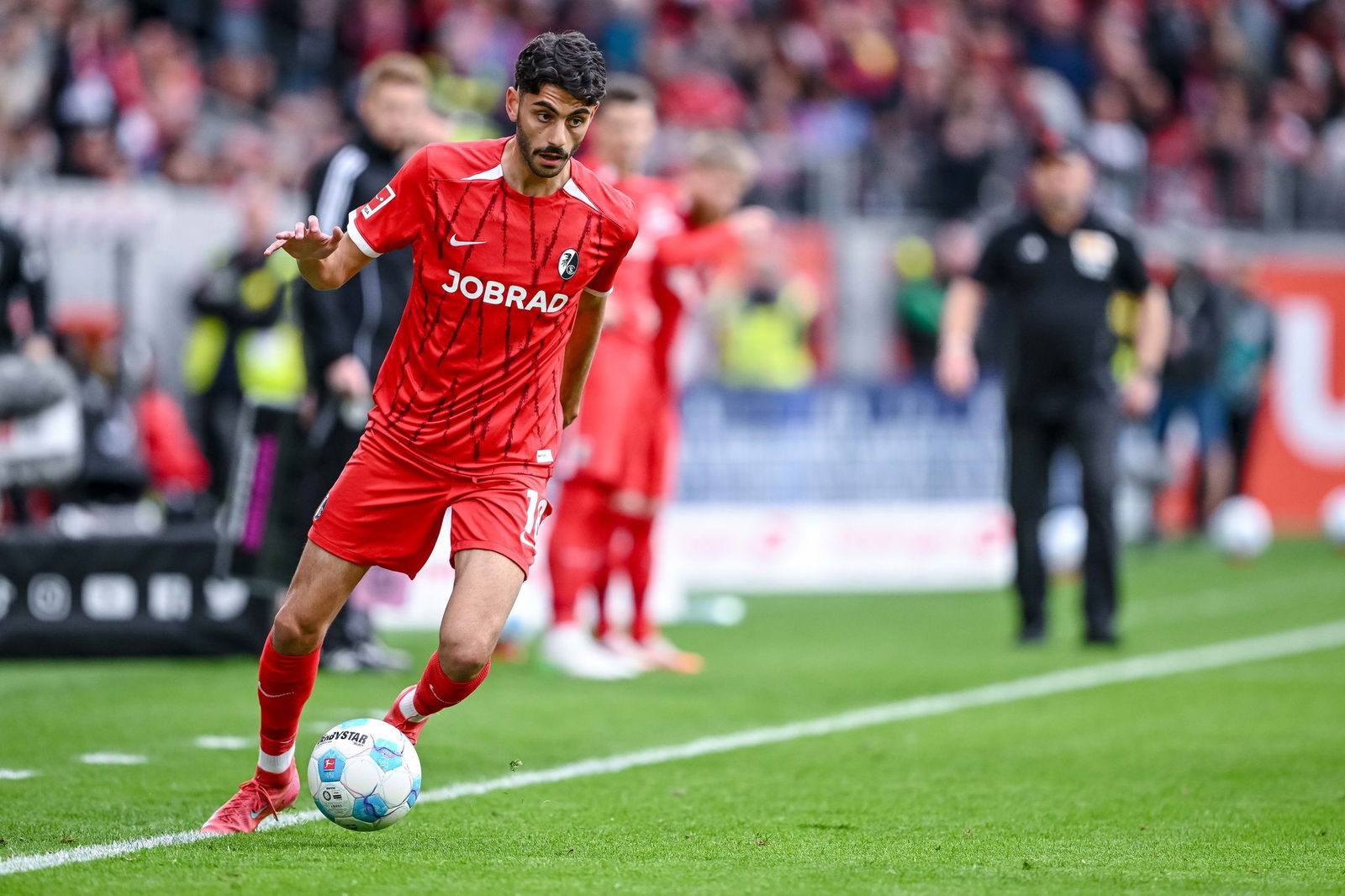 Eren Dinkci brachte Freiburg beim Testspiel in Fürhung. 