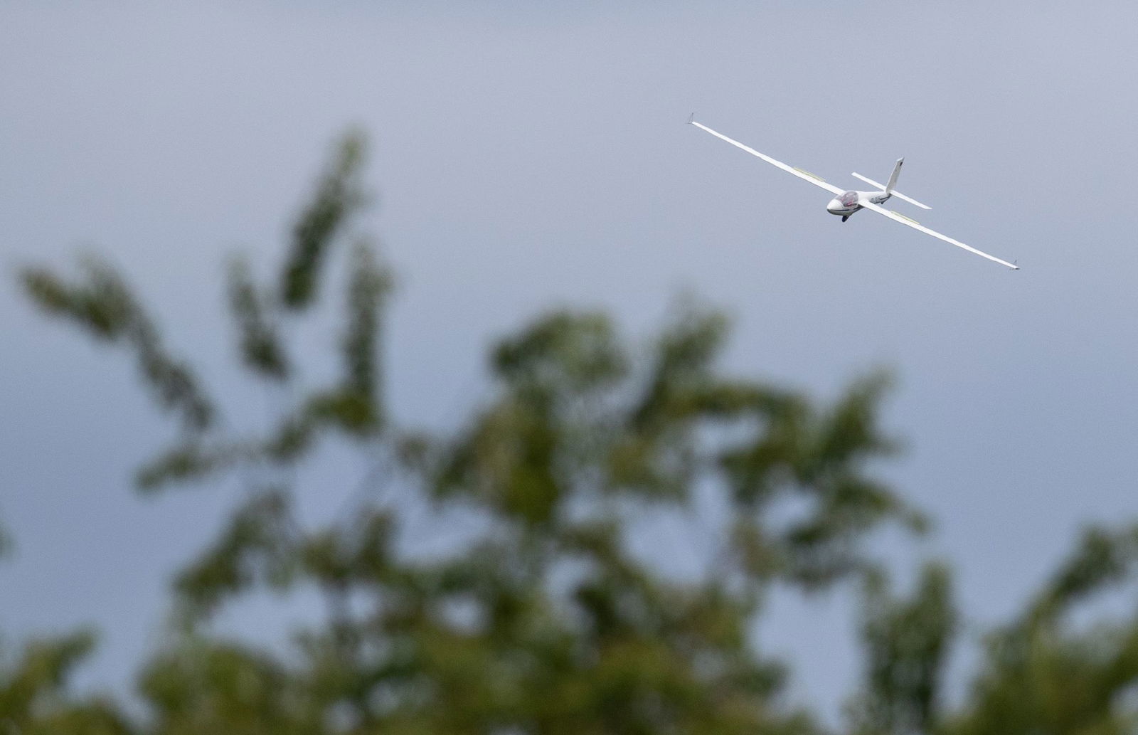 Am späten Nachmittag verunfallt ein Segelflugzeug. (Symbolbild)