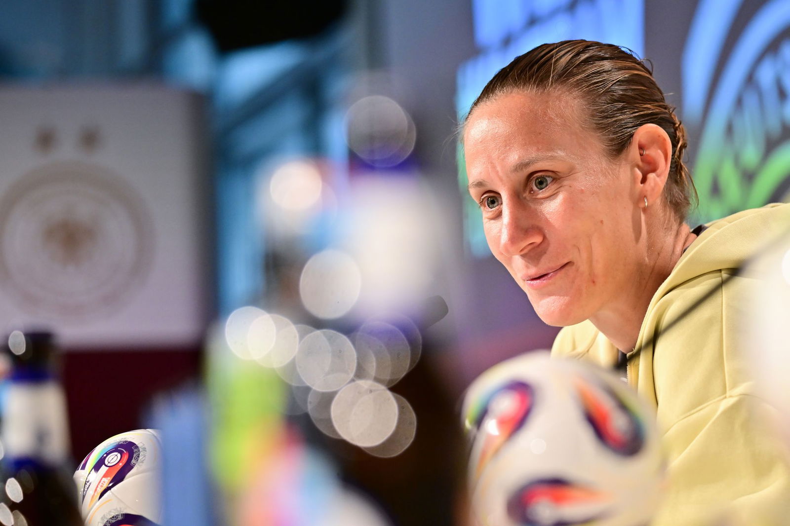 Im Scheinwerferlicht: Nationaltorhüterin Ann-Katrin Berger.