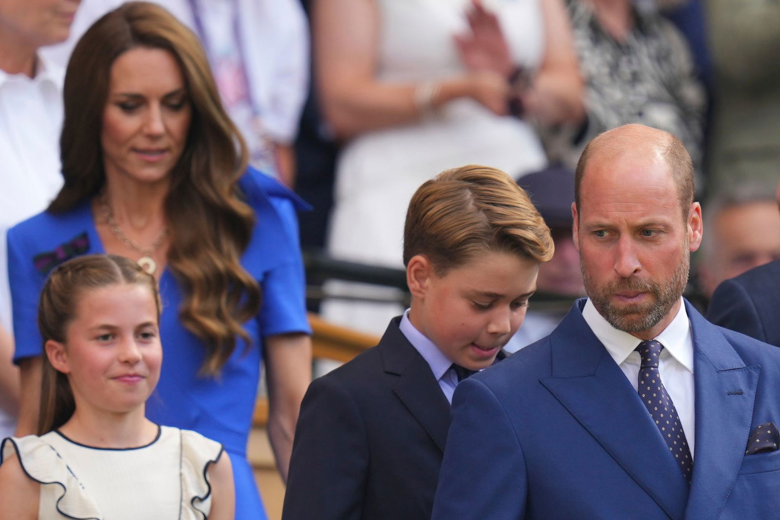 Prinz William und Prinzessin Kate verfolgen das Finale mit ihren Kindern George und Charlotte aus der Royal Box.