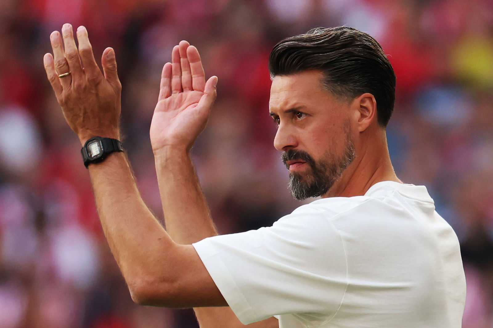 Sandro Wagner denkt schon an das Duell mit den Bayern.